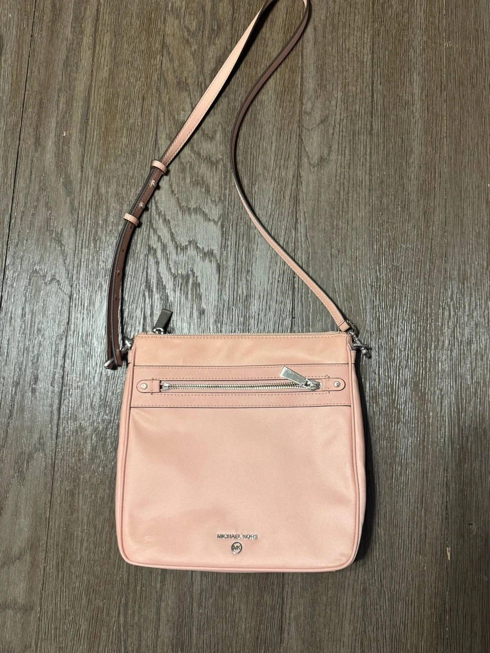 Michael Kors Pink Leather Crossbody Bag